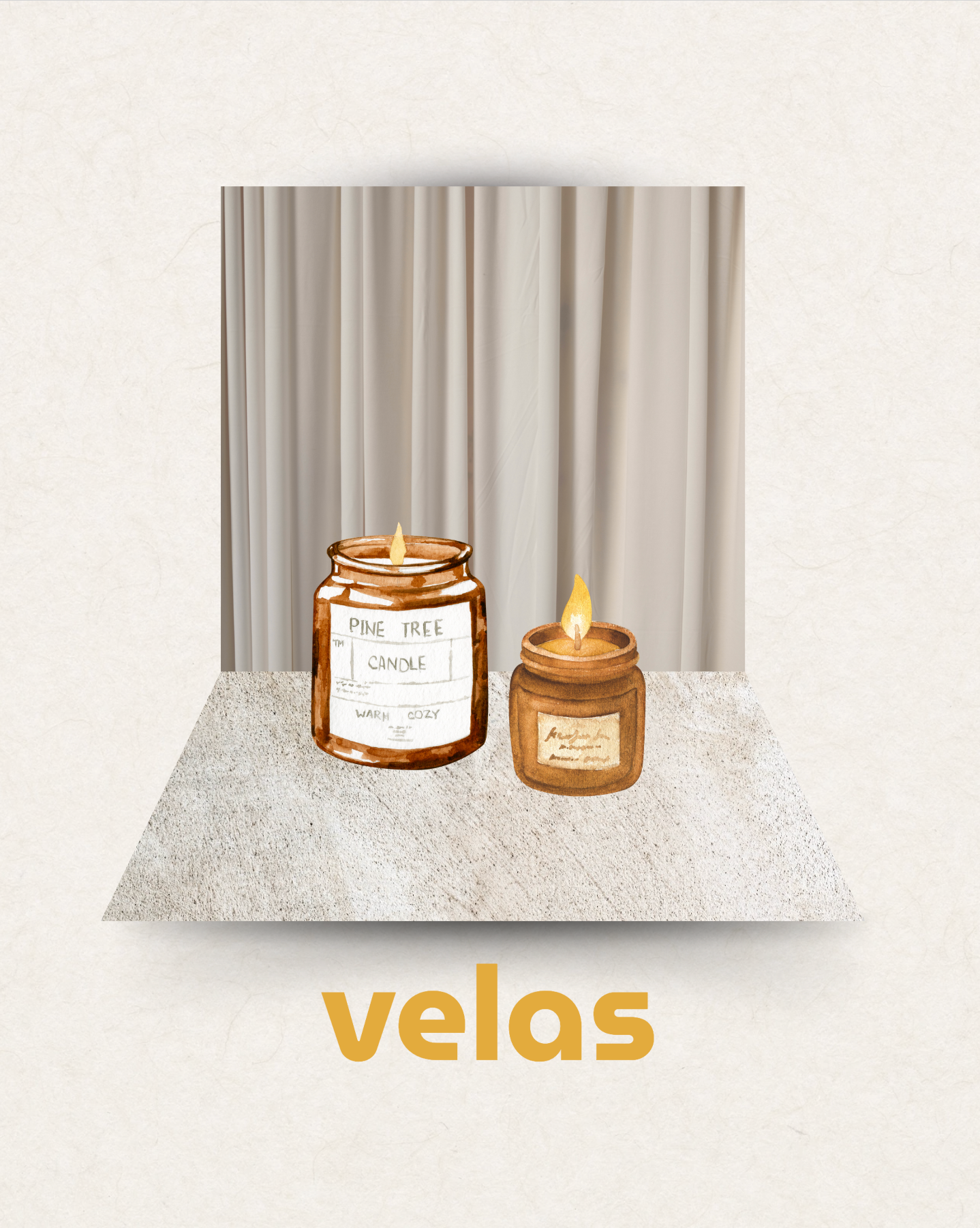 Velas e decoração