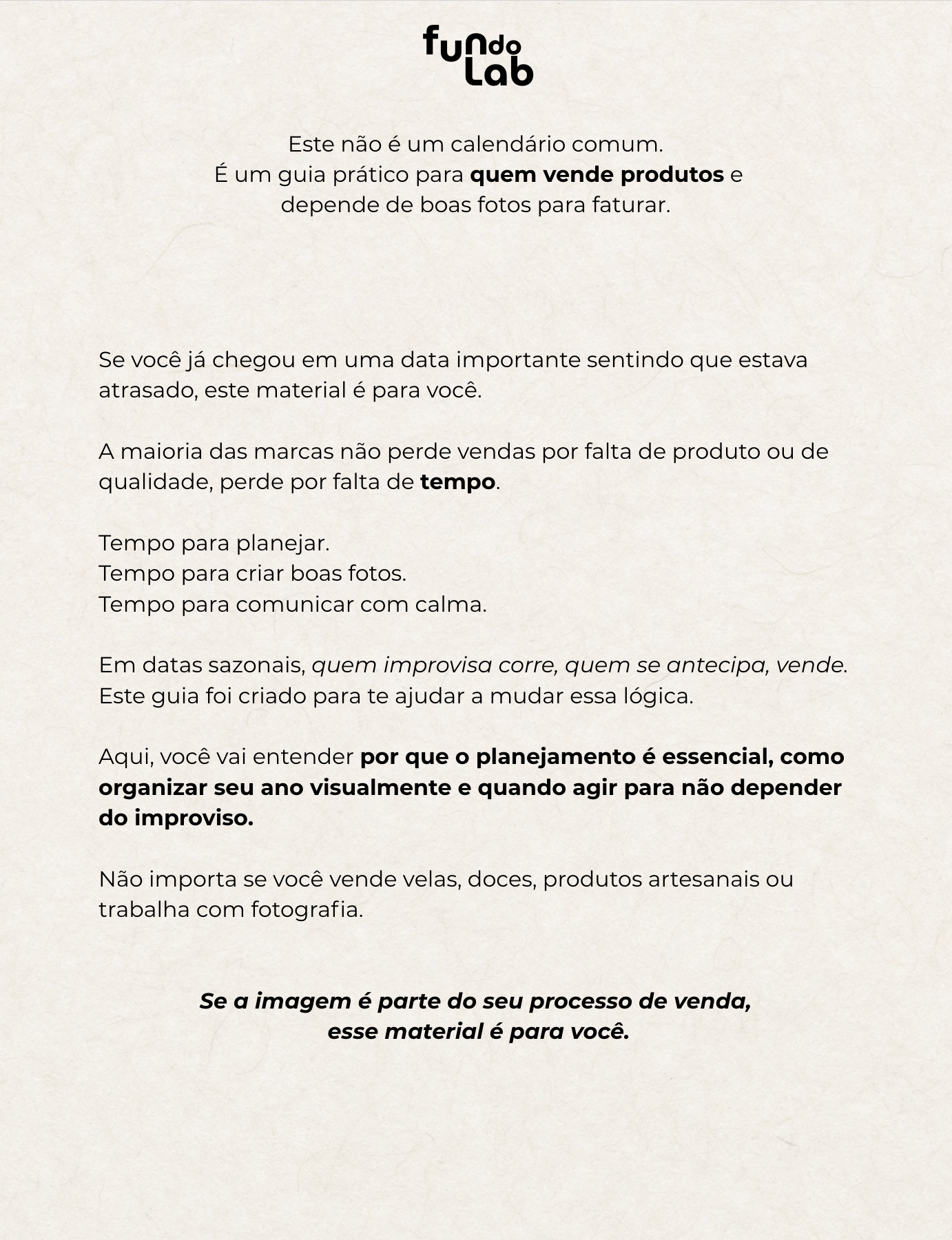 Calendário Comercial 2026